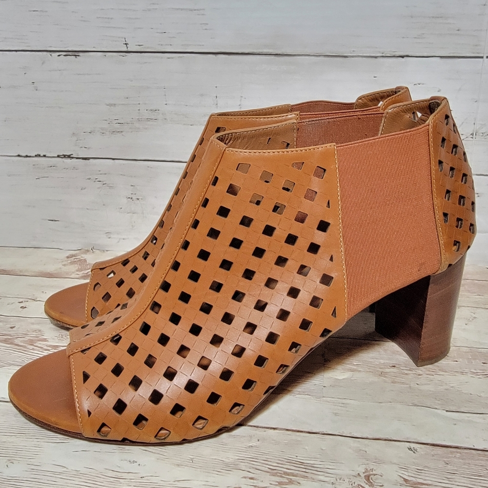 Aquatalia Shari Perforated Ankle Booties